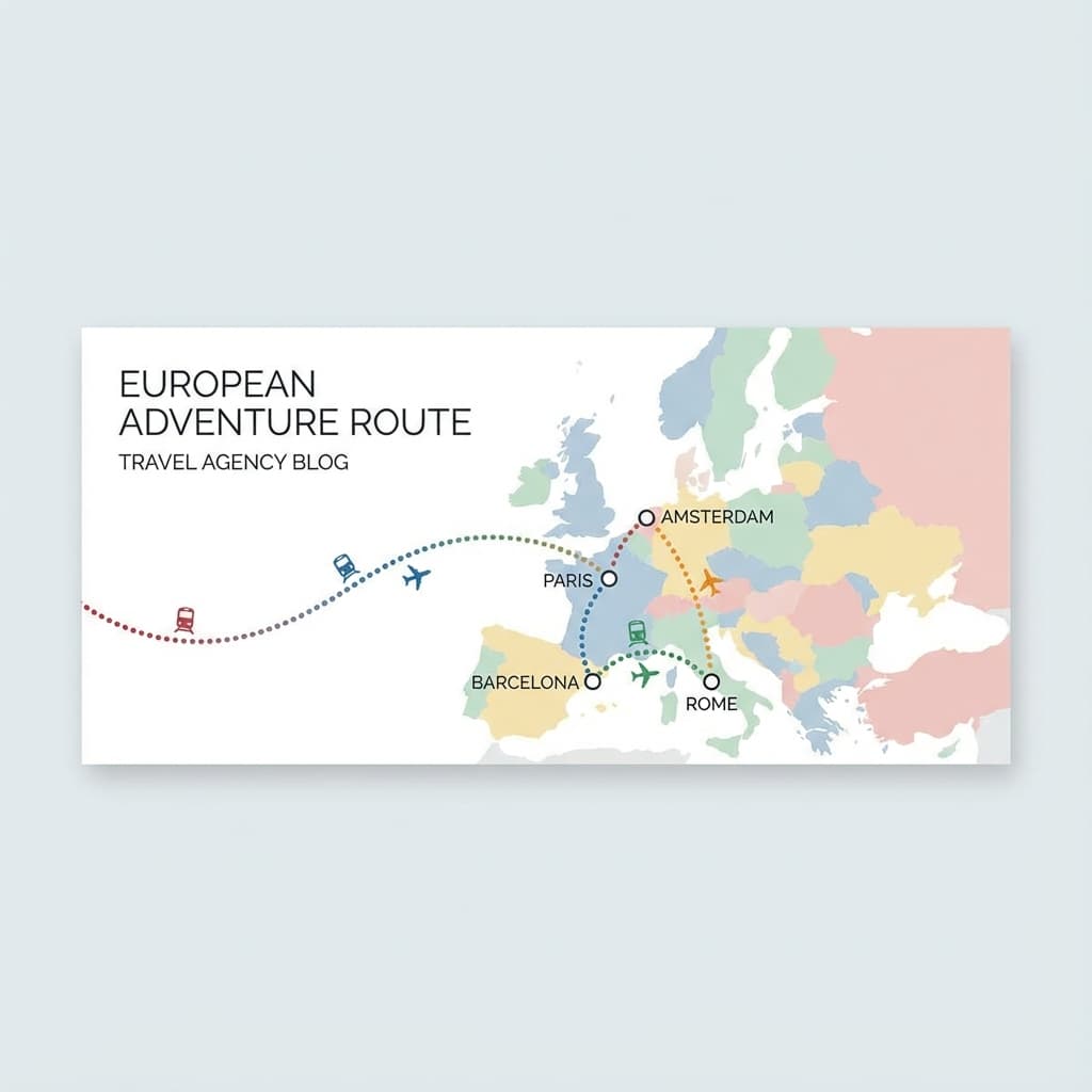 How to Create Professional Travel Route Maps for Your Clients